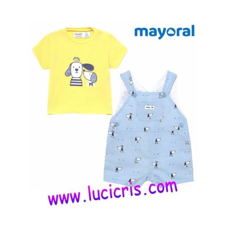 Conjunto curto e amarelo T-shirt bebê bebê bebê MAYORAL Cor FRESH