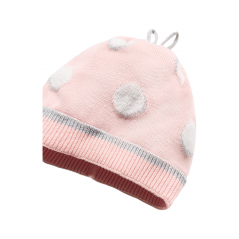 Conjunto polaina de tricot con gorro recién nacido ECOFRIENDS Color Rosa