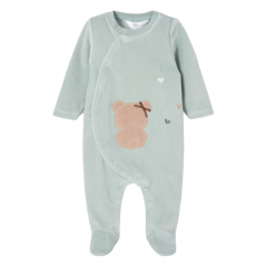 Pack 2 pijamas de punto aterciopelado MAYORAL recién nacido ECOFRIENDS Color Lago