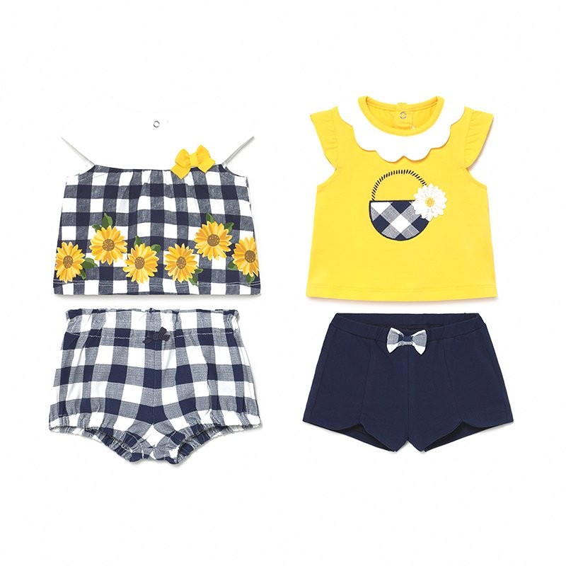 Set 4 pezzi Summer Baby Girl MAYORAL NAVY