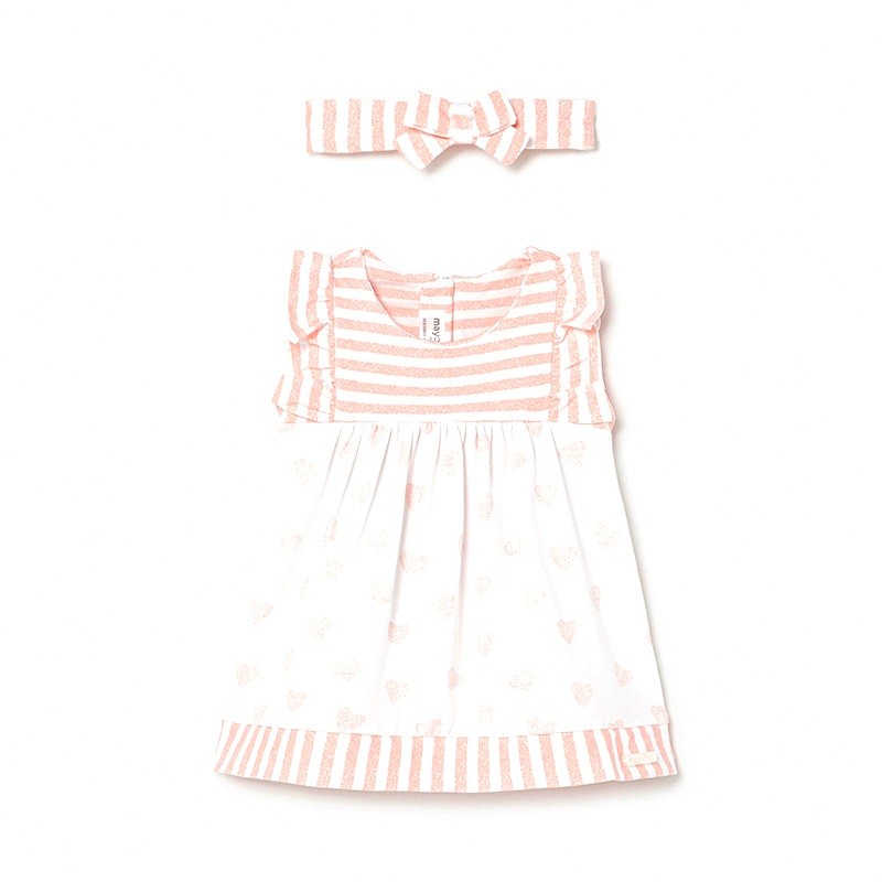 Dress with Combined Diadema Baby Girl MAYORAL Color Candy