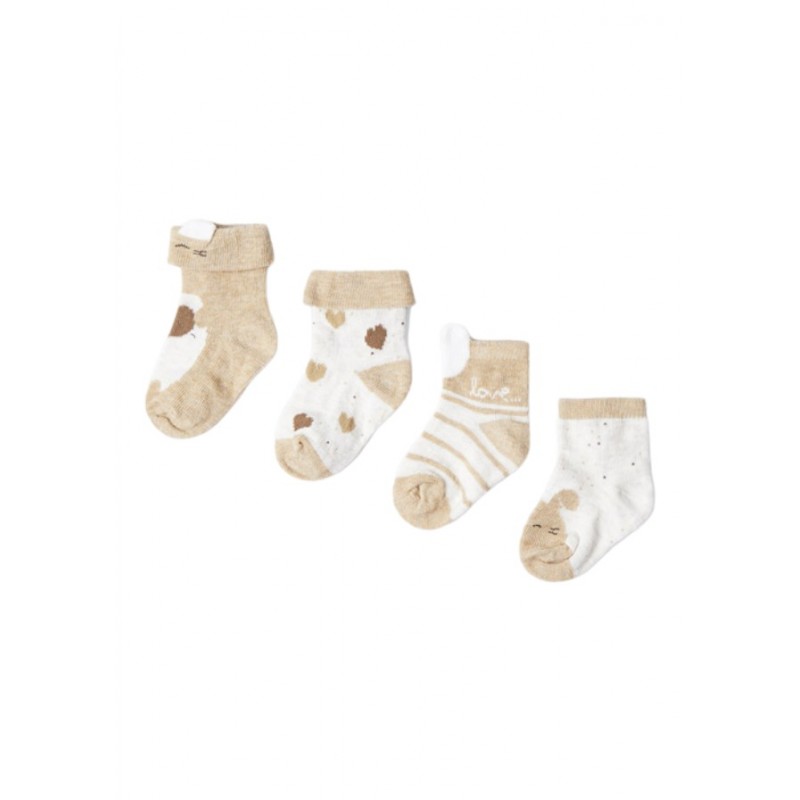 Pack 4 calcetines MAYORAL para Bebé Color Caramelo