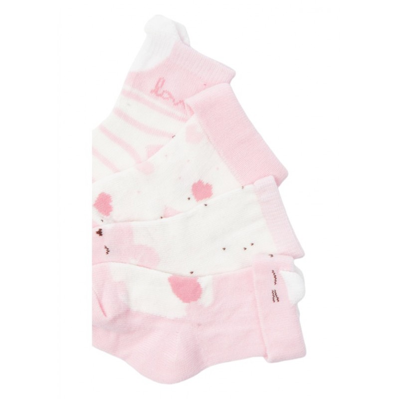 Pack 4 chaussettes MAYORAL Bébé couleur rose