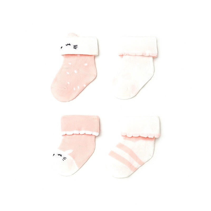 Set 4 Chaussettes pour bébé fille MAYORAL ROSA