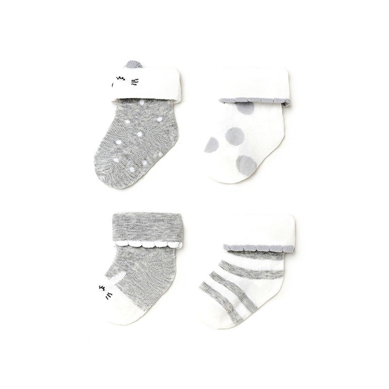 Set 4 Calzini per Baby Girl MAYORAL Colore SILVER