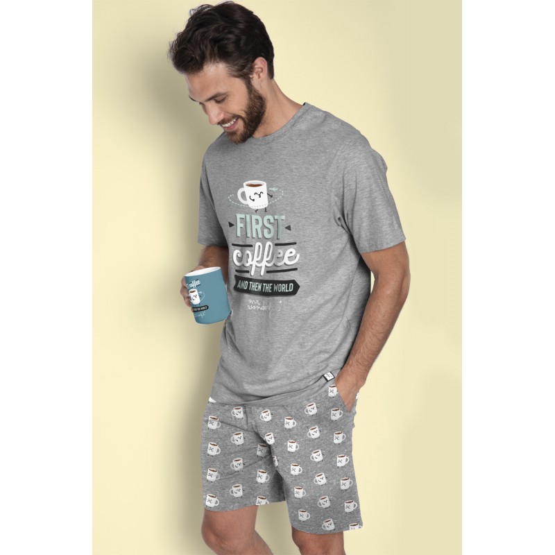 Pyjama Short Estate Uomo MR WONDERFUL CAFE