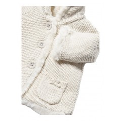 Rebeca larga de tricot MAYORA para Bebé Milk