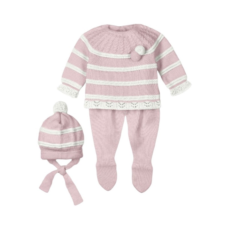 Baby Set 3 Stück Canesú MAC ILOION Orchideen