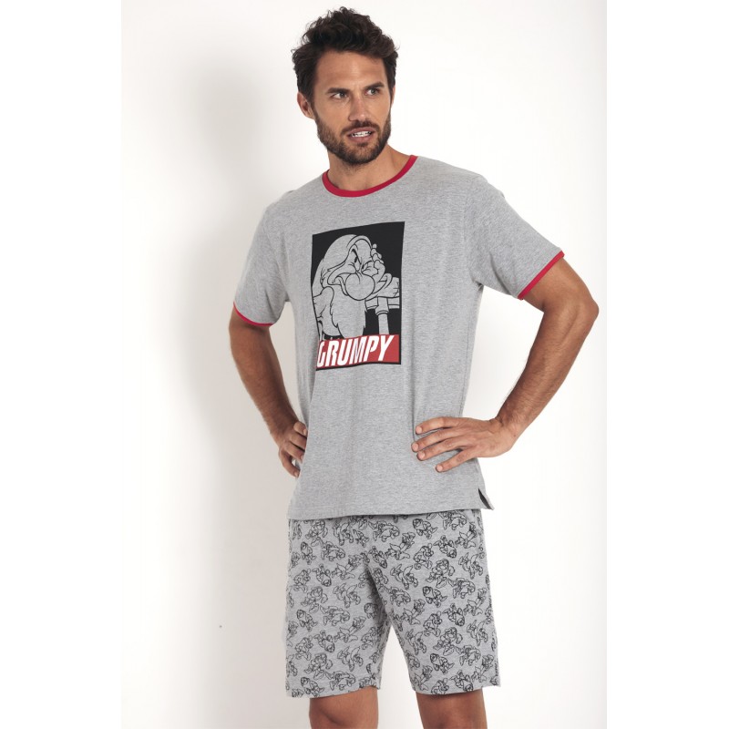 Pajama estate Uomo DISNEY GRUMPY Colore Grigio