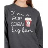 Pijama Mujer Invierno POP CORN Color Gris