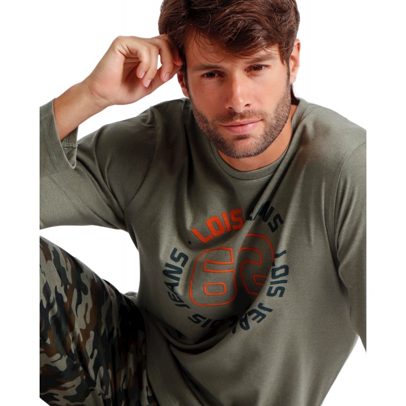 Pijama Hommes LOIS Couleur Caqui