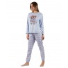 Pijama Mujer Invierno Gorjuss Color Azul