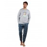 Pijama Hombre Invierno MR WONDERFUL Color Gris