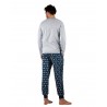 Pijama Hombre Invierno MR WONDERFUL Color Gris