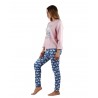 Pijama Mujer Invierno MR WONDERFUL Unicornio Rosa