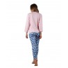 Pijama Mujer Invierno MR WONDERFUL Unicornio Rosa