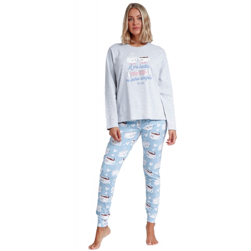 Pijama Femme Hiver MR WONDERFUL My Side