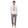 Pijama Hombre Invierno DISNEY Gruñón Beige