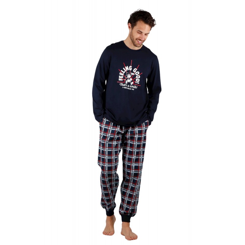 Pyjama Men Winter DISNEY Mickey Mouse Marino