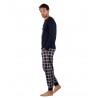 Pijama Hombre Invierno DISNEY Mickey Mouse Marino