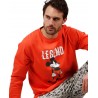 Pijama Hombre Invierno DISNEY Mickey Mouse Naranja