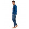 Pijama Hombre Invierno DISNEY Goffy Azul