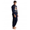 Pijama Hombre Invierno DISNEY Animal Bang Marino