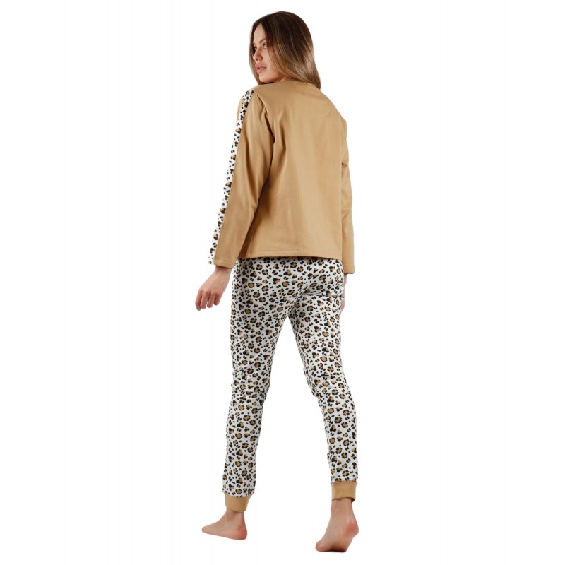 Pijama Mujer Invierno DISNEY Minnie Mouse Animal Print