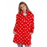 Bata Mujer Invierno DISNEY Minnie Mouse Roja