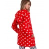 Bata Mujer Invierno DISNEY Minnie Mouse Roja