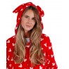 Bata Mujer Invierno DISNEY Minnie Mouse Roja