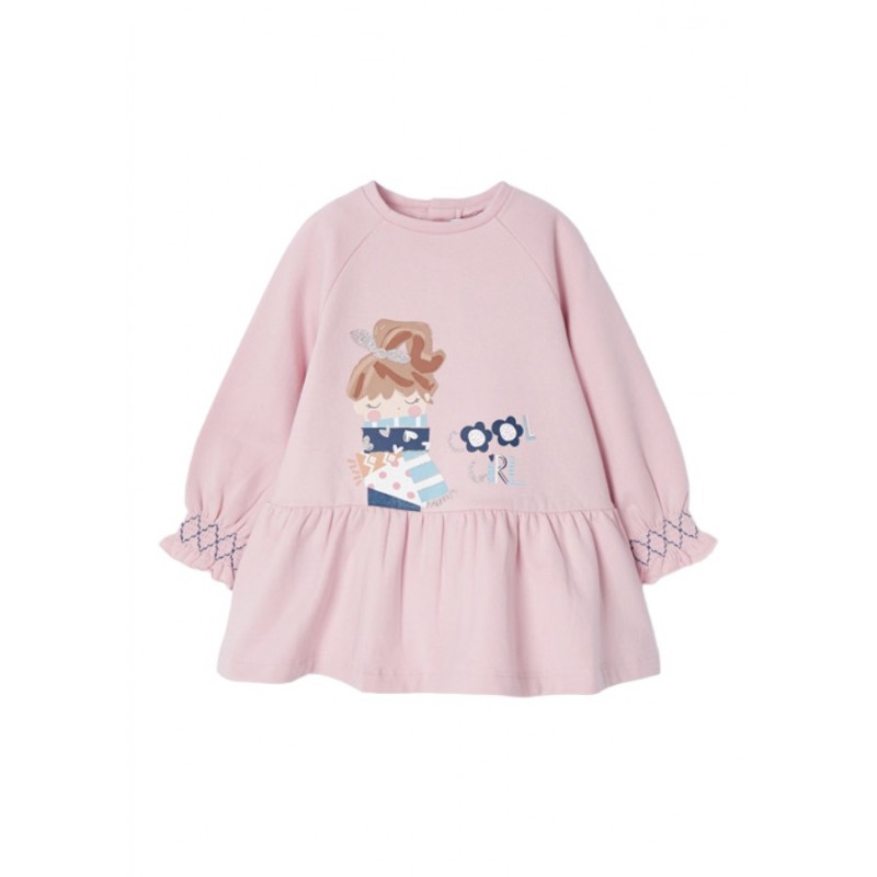 Robe de soie MAYORAL pour bébé Color Pétalo