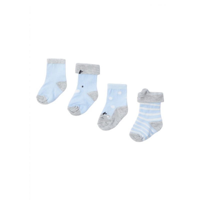 Pack 4 Socken MAYORAL Baby Farbe Himmel