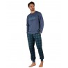 Pijama Hombre Invierno LOIS Color Azul