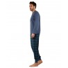 Pijama Hombre Invierno LOIS Color Azul