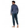 Pijama Hombre Invierno LOIS Color Azul