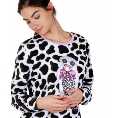 Pijama Mujer Invierno Polar Gorjuss Animal Print