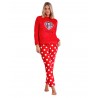 Pijama Mujer Invierno Coralina Gorjuss Frambuesa