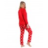 Pijama Mujer Invierno Coralina Gorjuss Frambuesa