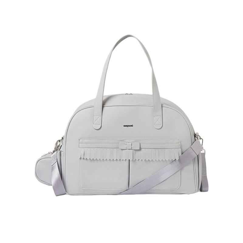 Bolso Flecos Maternal Silla Paseo MAYORAL GRIS