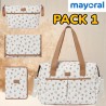 Pack 1 MAYORAL Bolso y accesorios Flor Nata