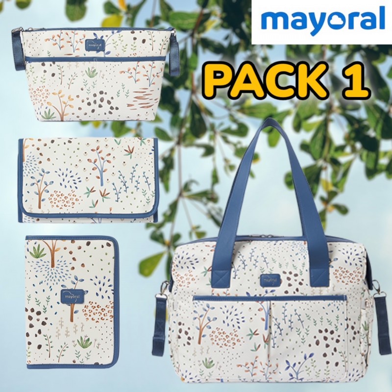 Pack 1 MAYORAL Sac et accessoires Botanic