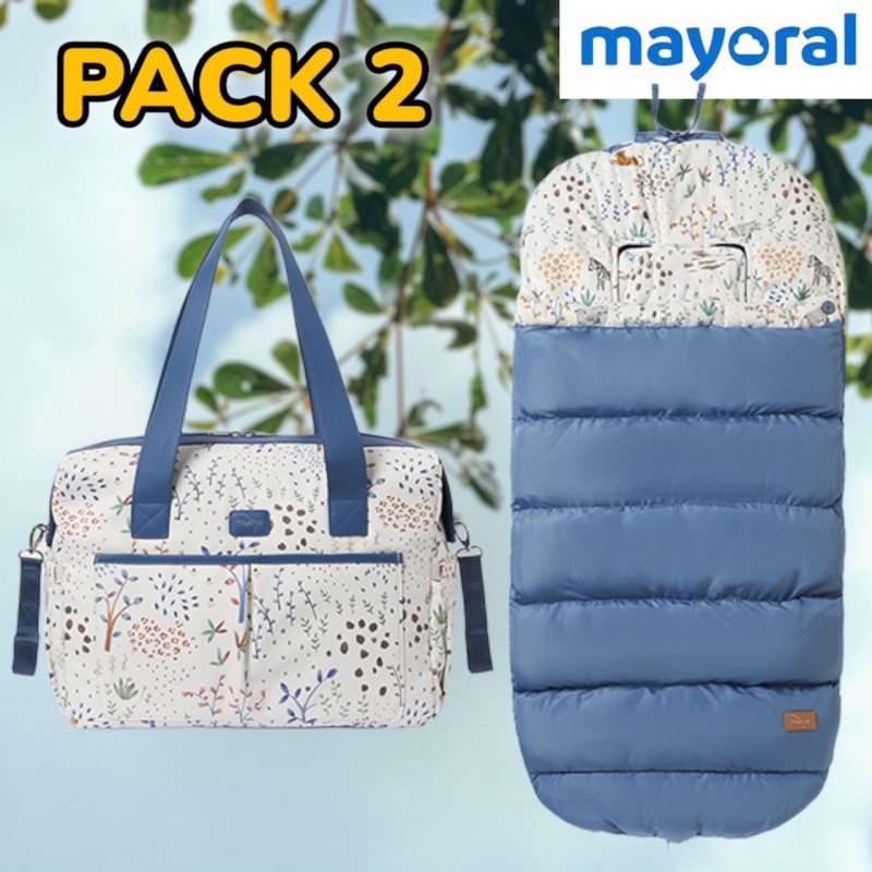 Pack 2 MAYORAL - Sac + Saco Silla Paseo Botanic