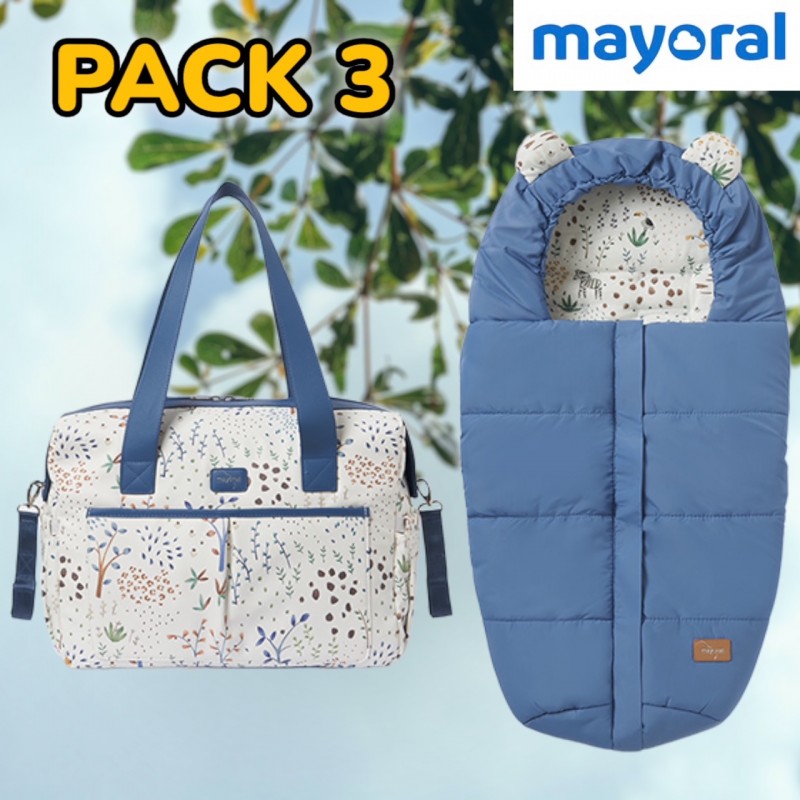 Pack 3 MAYORAL - Saco Capazo Botanic