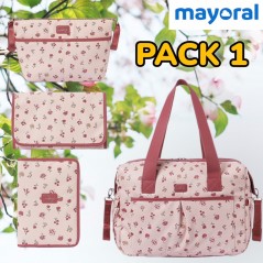 Pack 1 MAYORAL Bolso y accesorios Flor Rosa