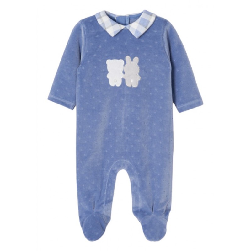 Pyjama MAYORAL velours pour glace bleue