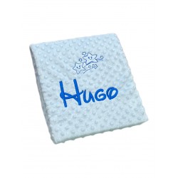 Baby Farbe bestickt Sky Blue Name + Zeichnung 2