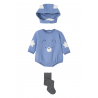 Conjunto pelele con gorro y leotardo MAYORAL Color Blue Ice