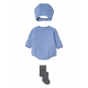 Conjunto pelele con gorro y leotardo MAYORAL Color Blue Ice