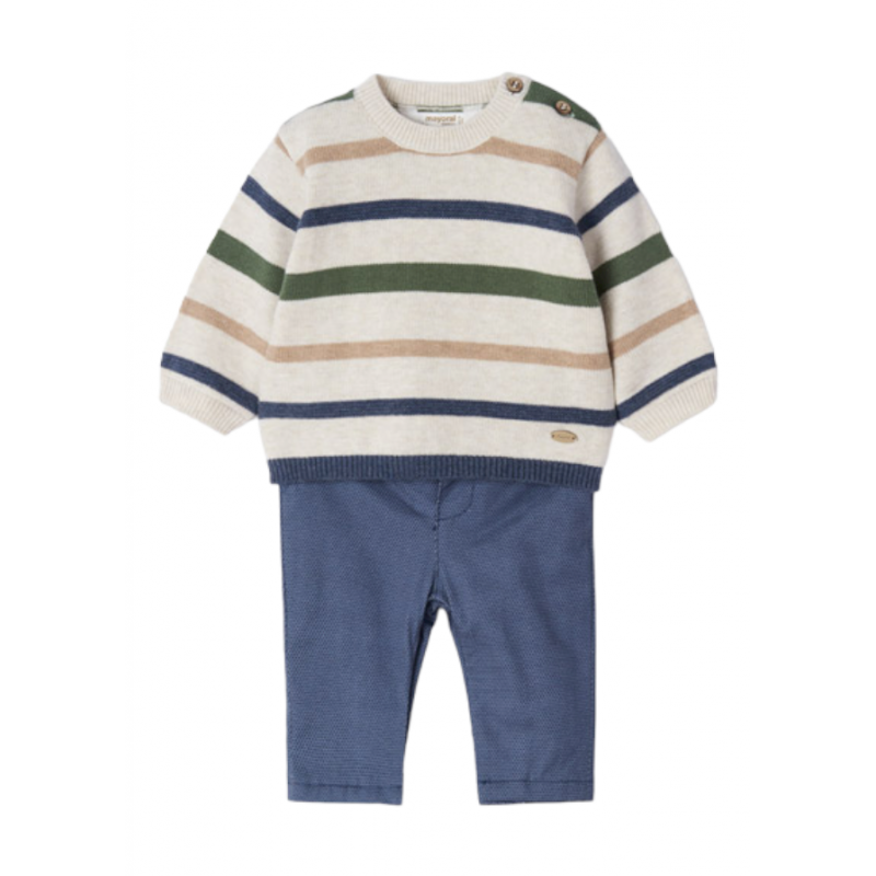 Set Hosen und Pullover MAYORAL Babymilch